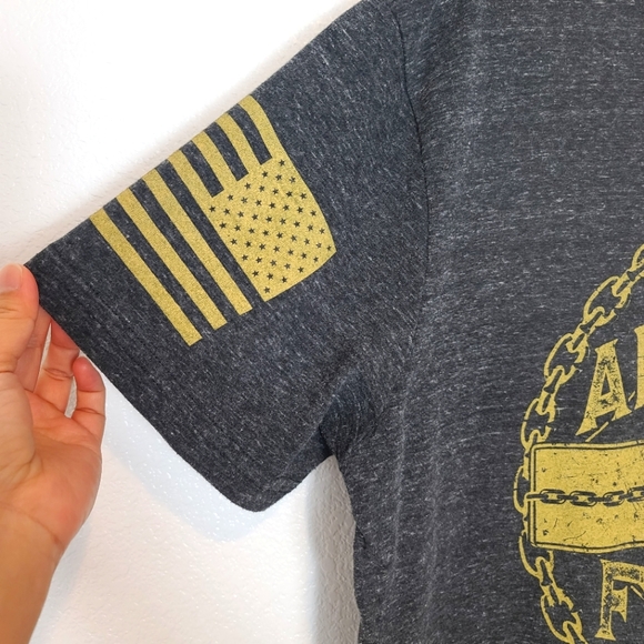 GRUNT STYLE Men's American Forged 1776 Graphic Tee Heathered Gray - Picture 5 of 7